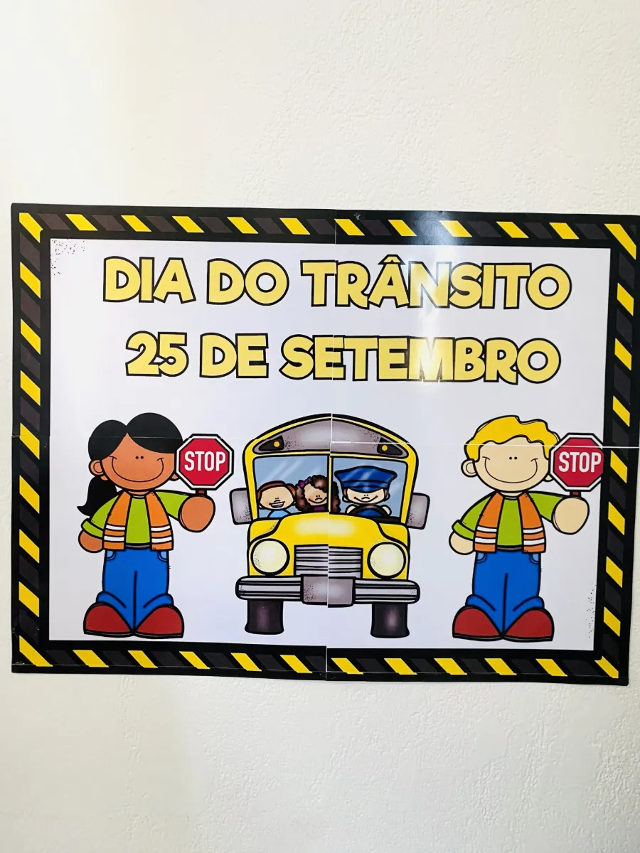 Dia do Trânsito: Atividade para Educação Infantil e Anos Iniciais — Atividades para Todas as séries: Aprender nunca foi tão…