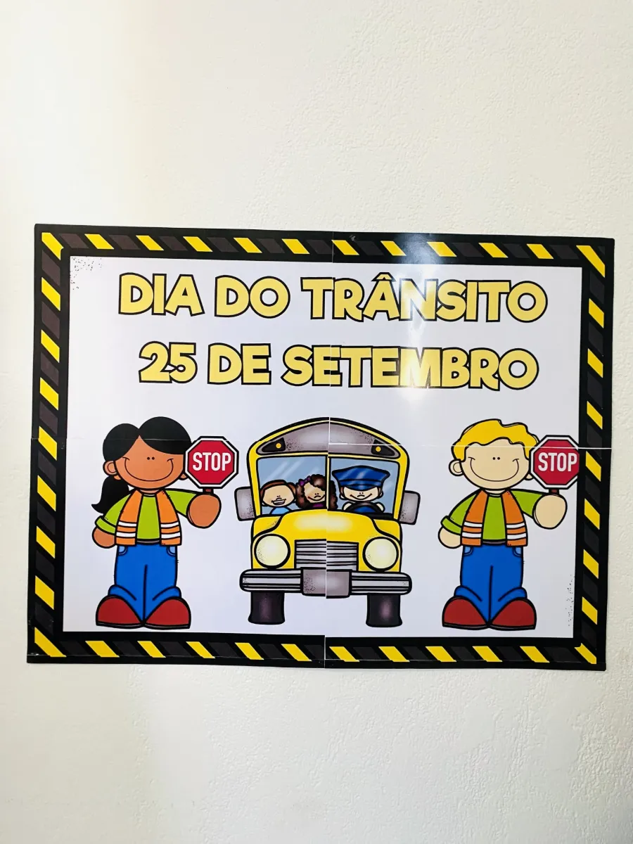 Dia do Trânsito: Atividade para Educação Infantil e Anos Iniciais — amostra 1: Aprender nunca foi tão divertido