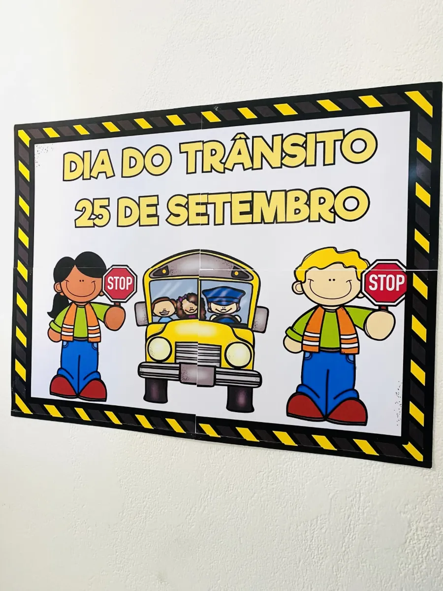 Dia do Trânsito: Atividade para Educação Infantil e Anos Iniciais — amostra 4: Aprender nunca foi tão divertido