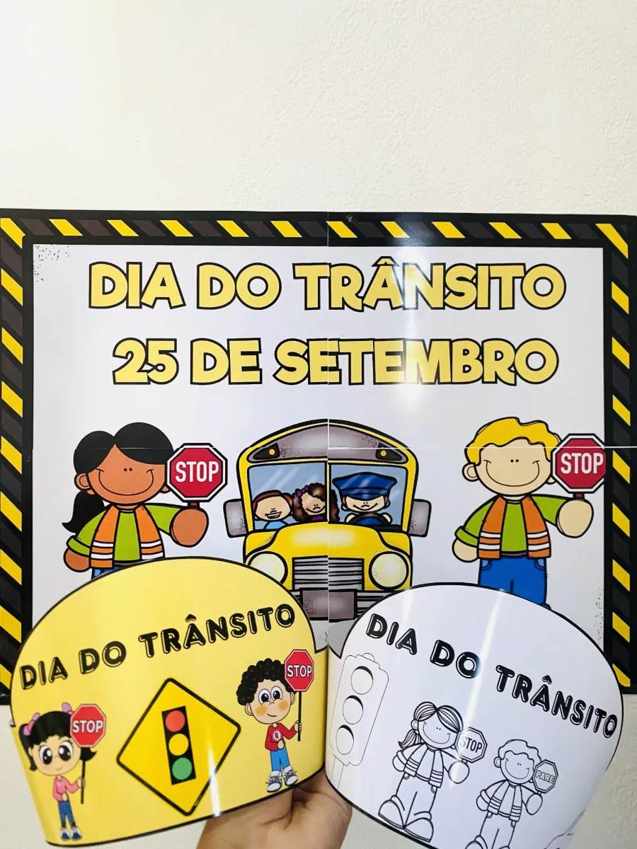Dia do Trânsito: Atividade para Educação Infantil e Anos Iniciais — amostra 5: Aprender nunca foi tão divertido