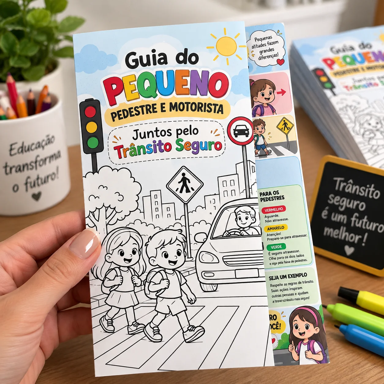 Dia do trânsito: Guia de educação para Pequenos Pedestres e Motoristas — amostra 3: Flyer educativo sobre trânsito para… Dia do trânsito: Guia de educação para Pequenos Pedestres e Motoristas — amostra 3: Flyer educativo sobre trânsito para…