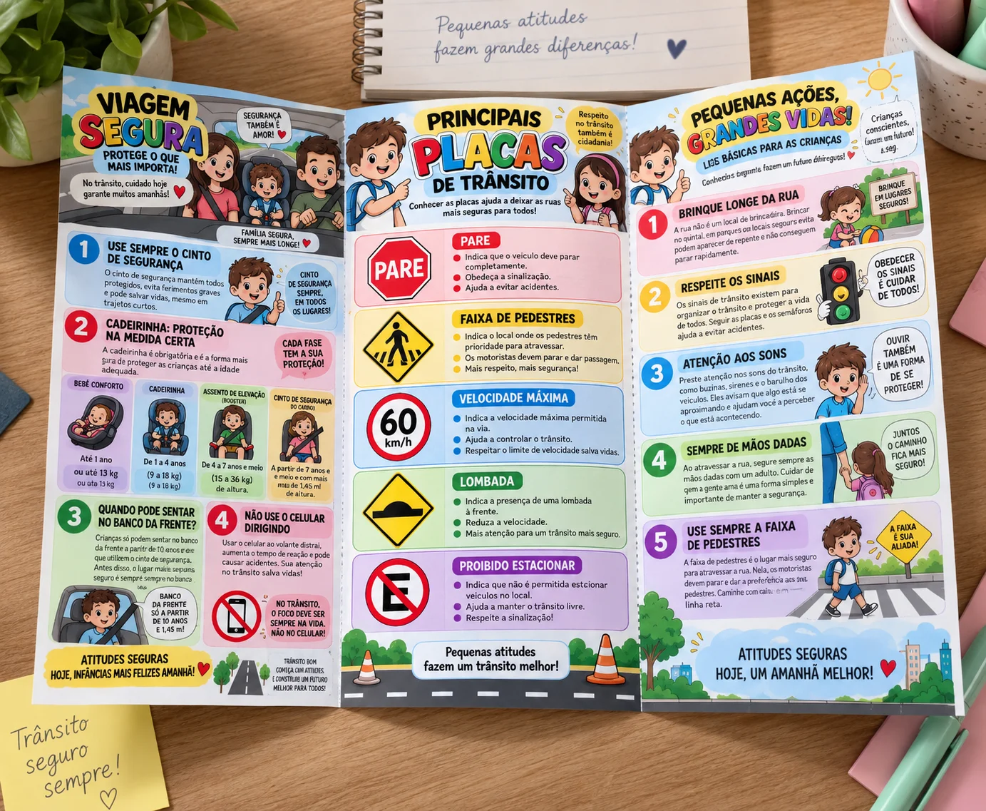 Dia do trânsito: Guia de educação para Pequenos Pedestres e Motoristas — amostra 5: Flyer educativo sobre trânsito para… Dia do trânsito: Guia de educação para Pequenos Pedestres e Motoristas — amostra 5: Flyer educativo sobre trânsito para…
