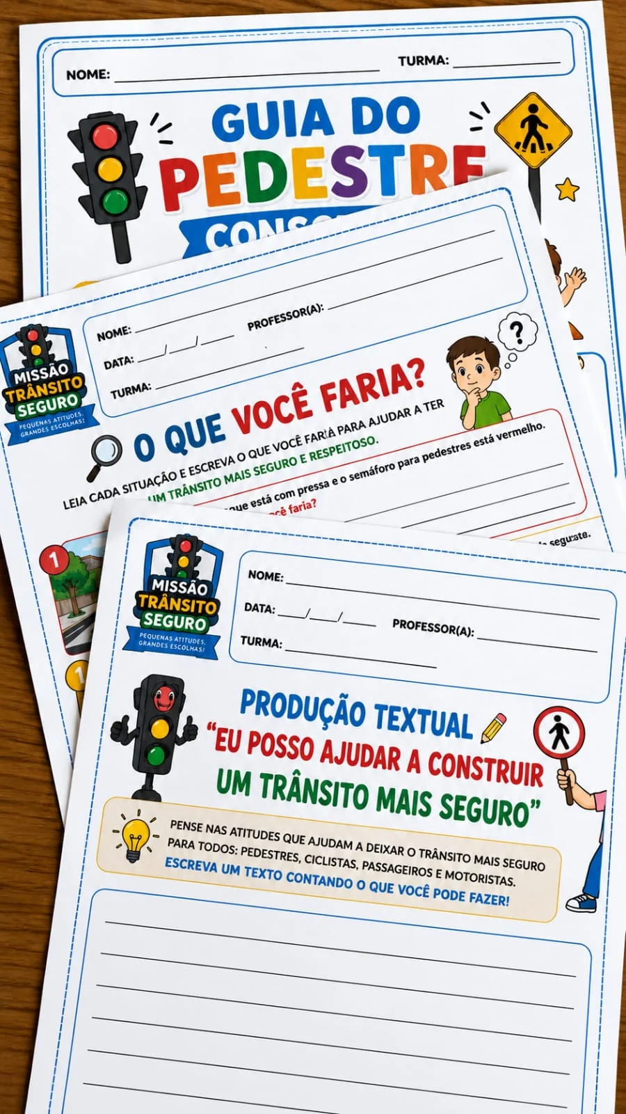 Dia do Trânsito -Projeto – Missão Trânsito Seguro | BNCC — amostra 3: 📅 DURAÇÃO SUGERIDA