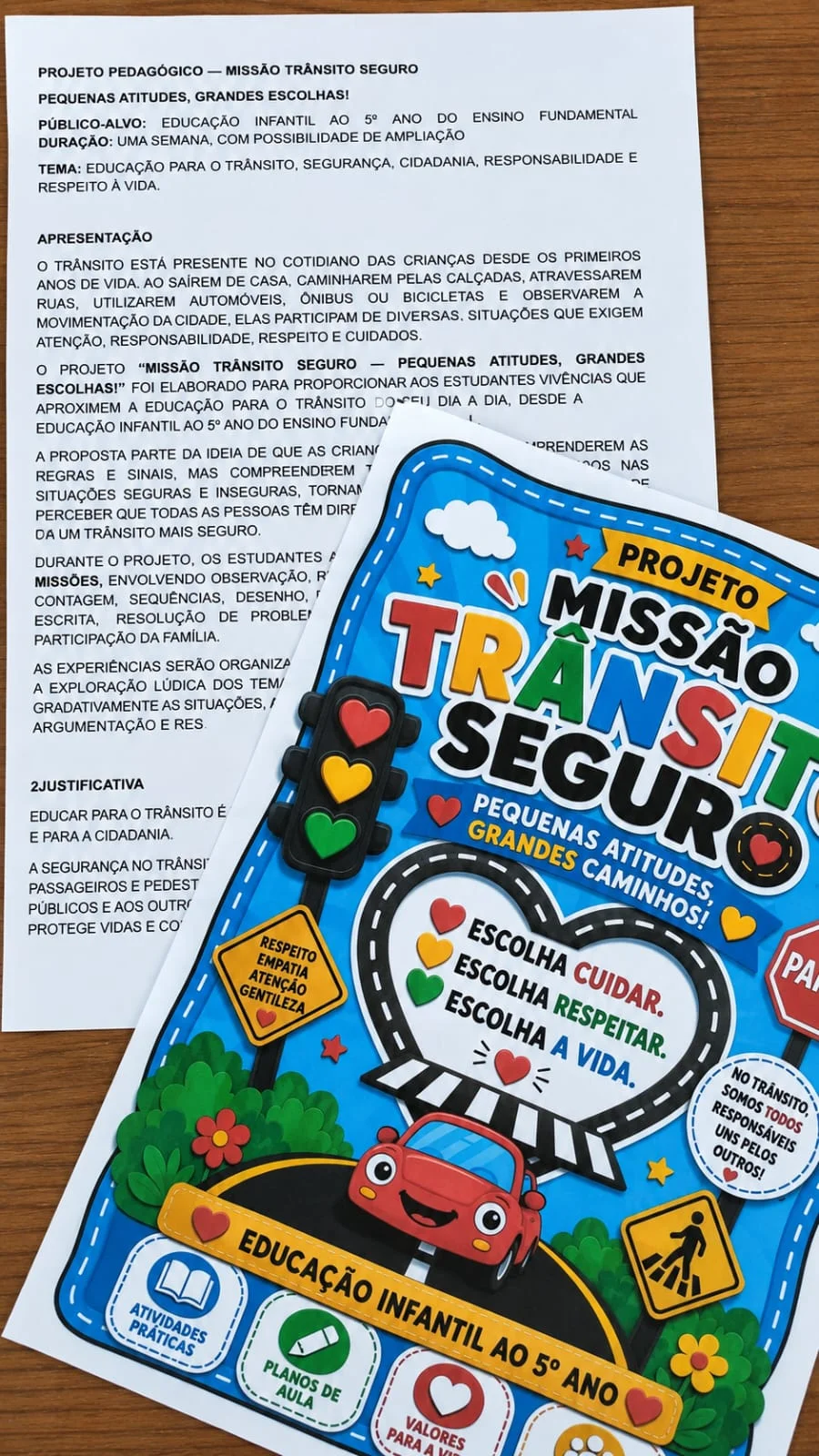 Dia do Trânsito -Projeto – Missão Trânsito Seguro | BNCC — amostra 4: 📦 O QUE VOCÊ RECEBE?