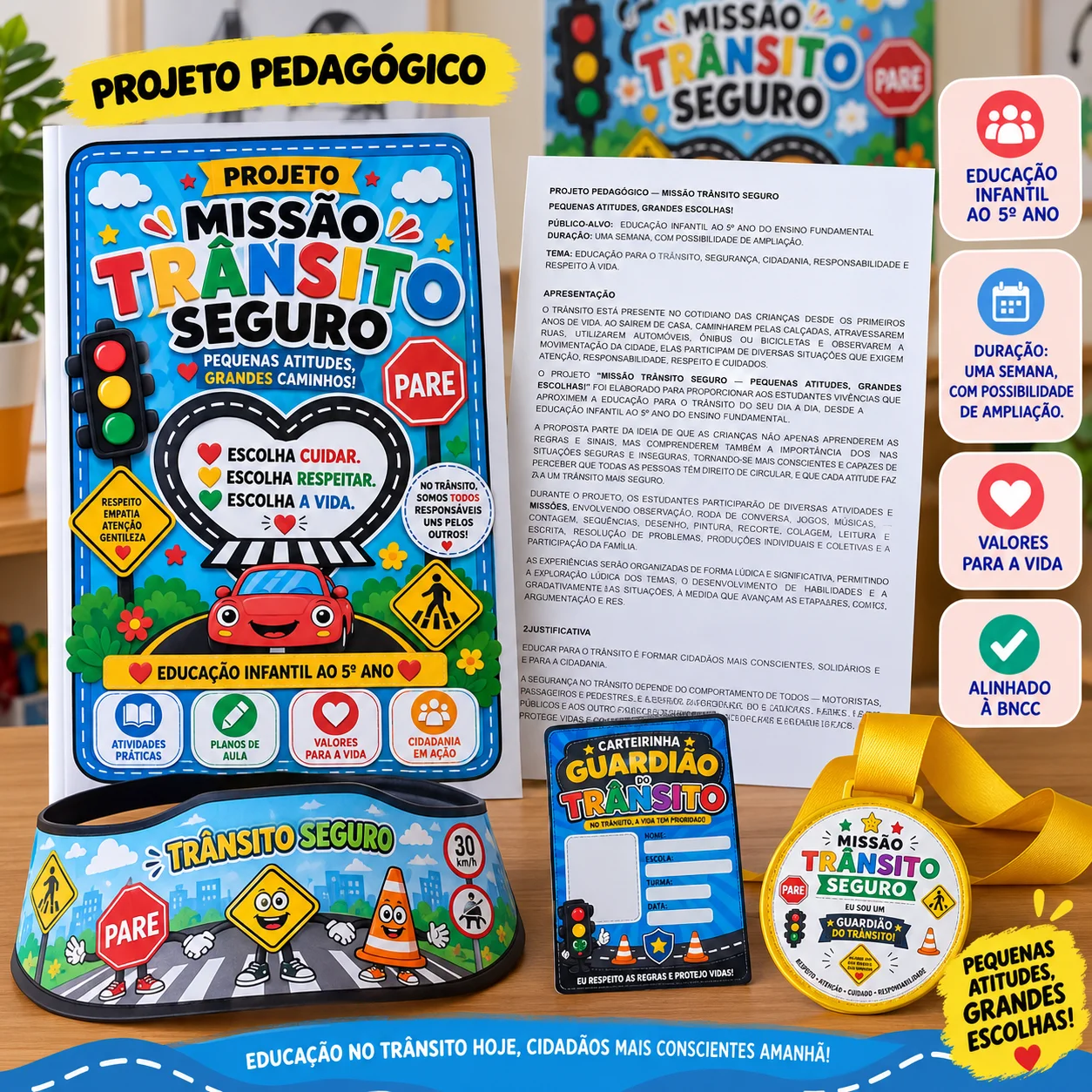 Dia do Trânsito -Projeto – Missão Trânsito Seguro | BNCC — Jogos pedagógicos para Educação Infantil: 🚦 Projeto Dia do…