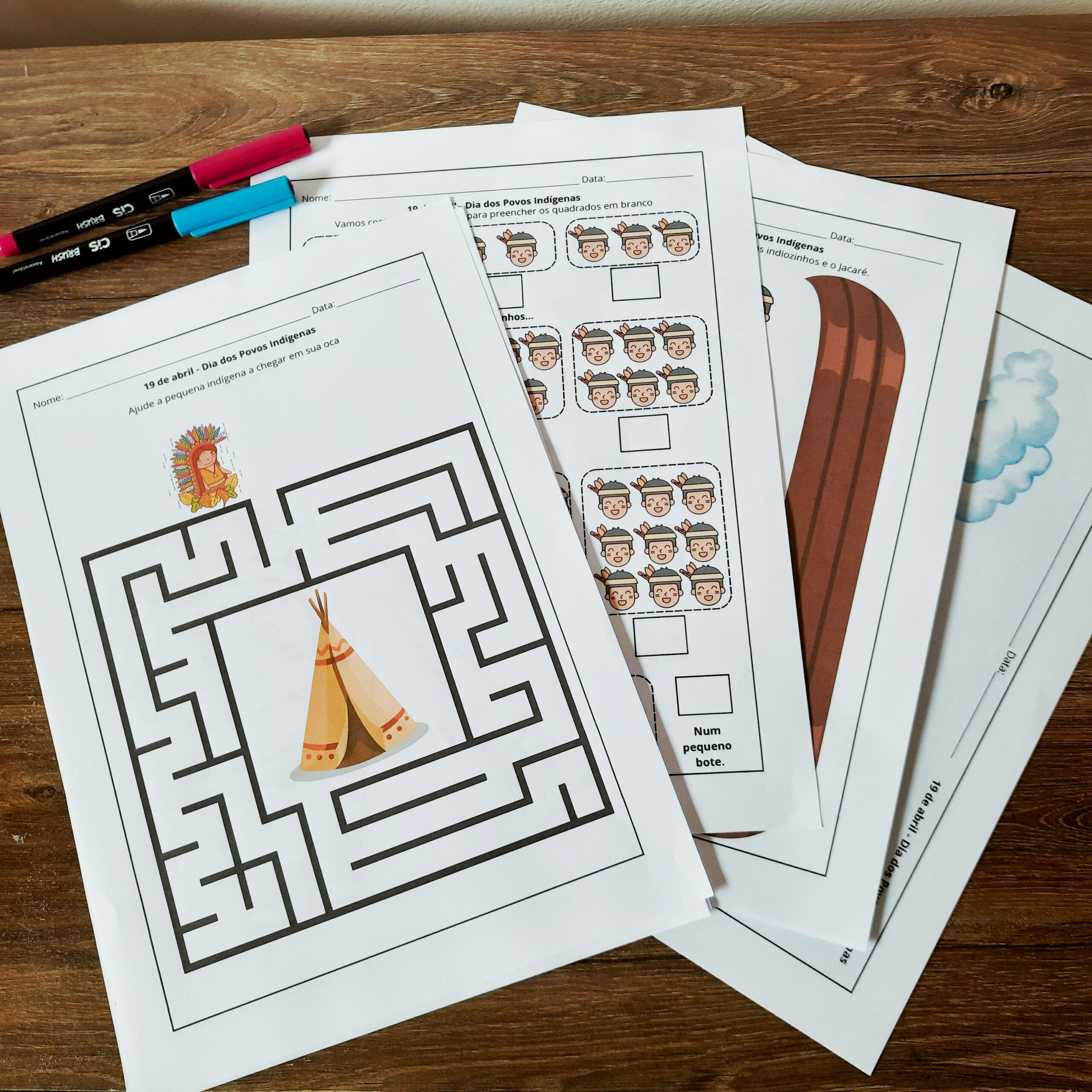 Dia dos Povos Indígenas: Kit Pedagógico para Educação Infantil — amostra 5: Trabalhe o Dia dos Povos Indígenas na Educação…