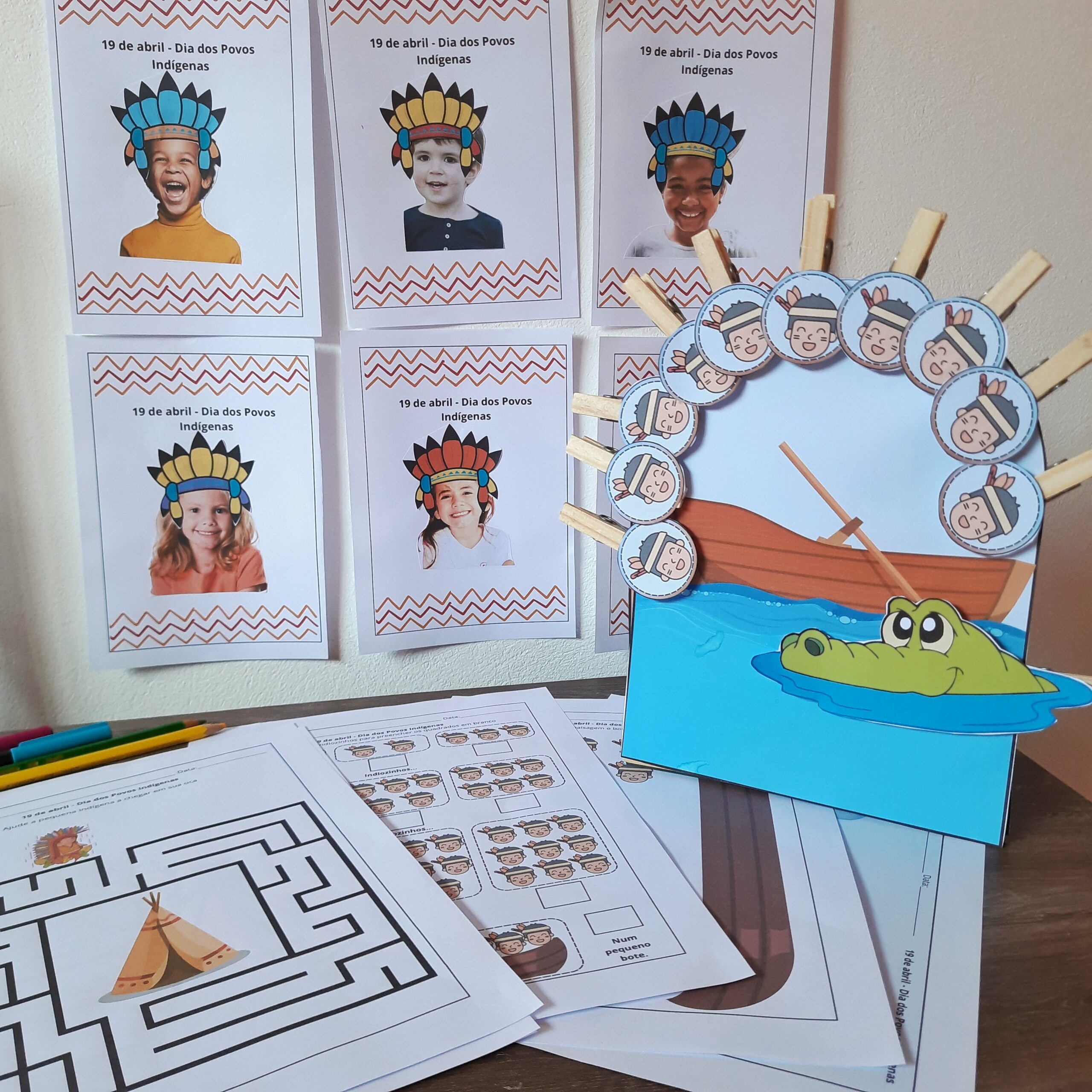 Dia dos Povos Indígenas: Kit Pedagógico para Educação Infantil — Apostilas para Educação Infantil: Trabalhe o Dia dos Povos…