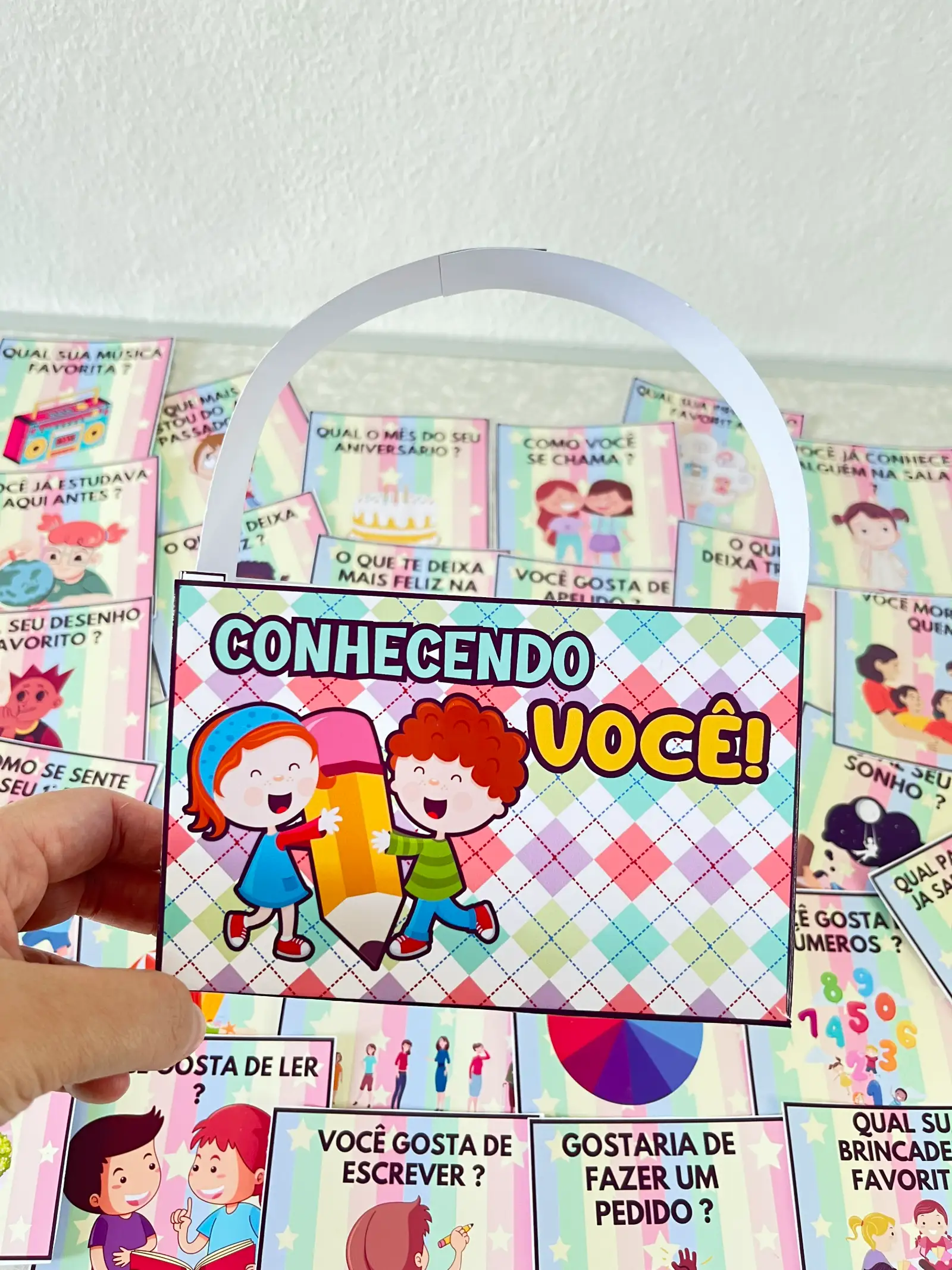 Dinâmica “Conhecendo Você” – Material Pedagógico — Alfabetização para Educação Infantil: Transforme o primeiro dia de aula…
