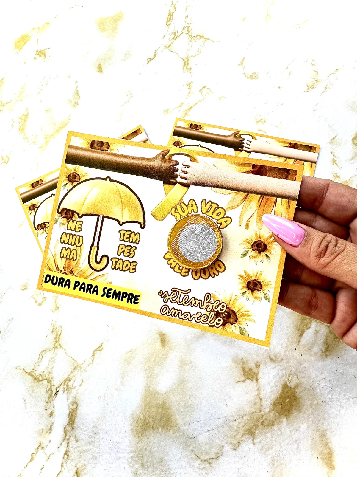Dinâmica corrente do cuidado - Setembro amarelo — amostra 6: "💛🤝 Nossa 'Corrente do Cuidado' do Setembro Amarelo foi um…