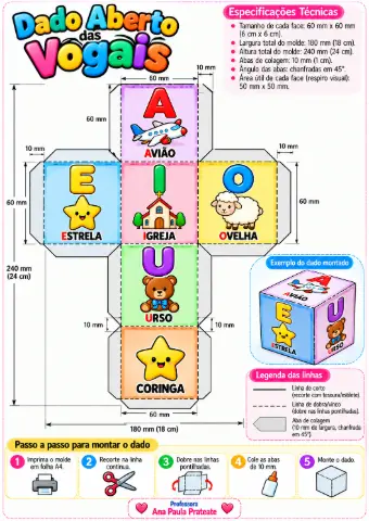 DINÂMICA DADO DAS VOGAIS BOQUINHAS E LETRAS ADAPTADO — amostra 1: O que é DINÂMICA DADO DAS VOGAIS BOQUINHAS E LETRAS ADAPTADO — amostra 1: O que é