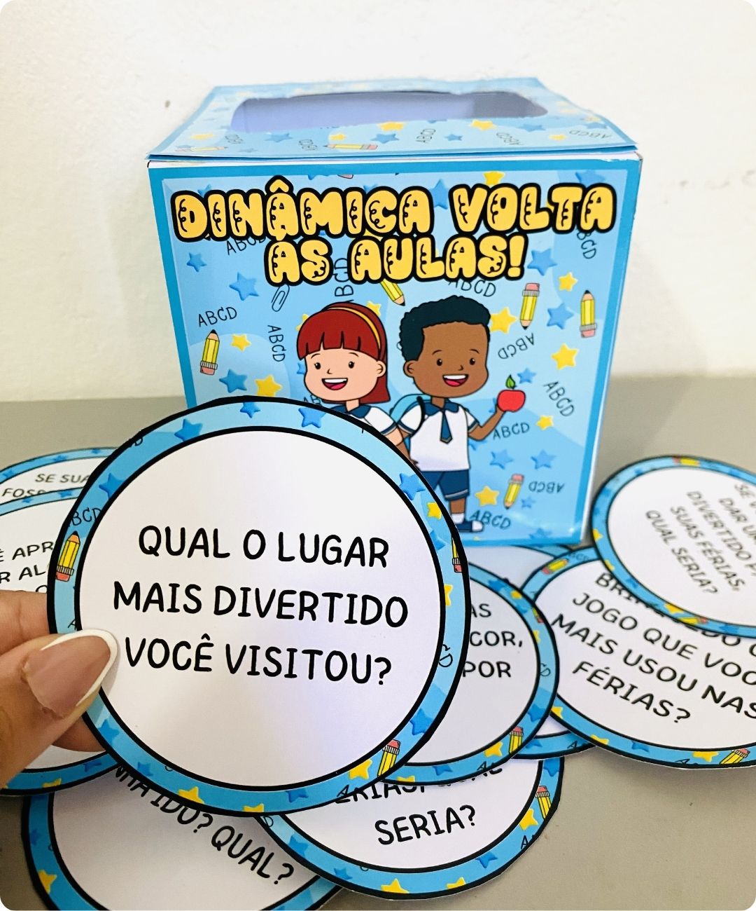 Dinâmica de acolhida para imprimir – anos iniciais — amostra 1: Uma atividade para acolher a turma no reencontro