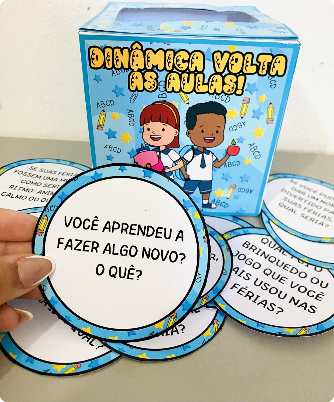 Dinâmica de acolhida para imprimir – anos iniciais — amostra 3: O que você recebe no PDF