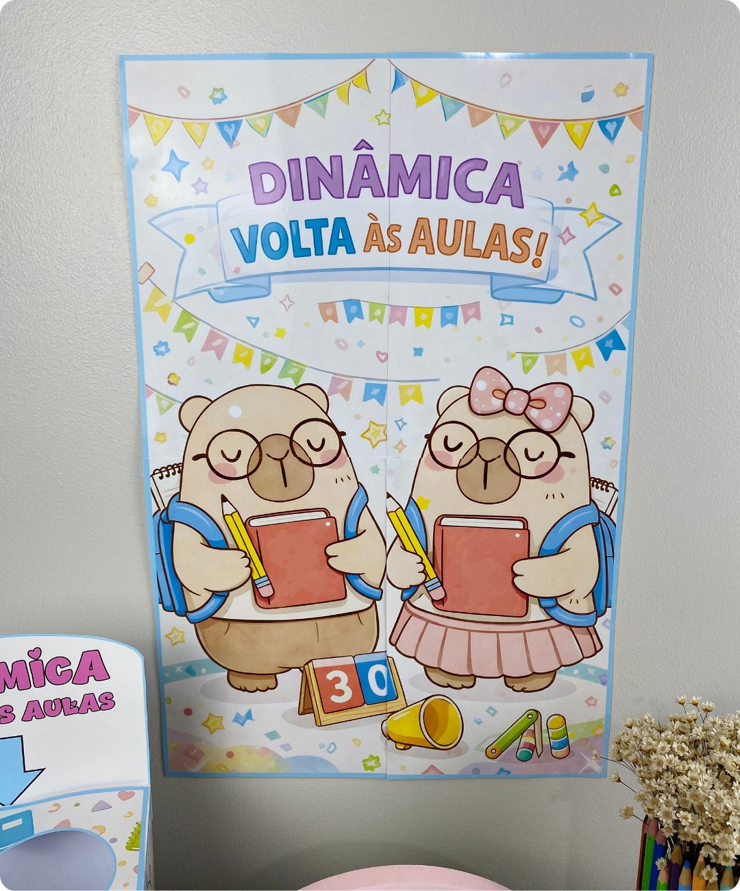 Dinâmica de volta às aulas com capivara para imprimir — amostra 1: Uma proposta para começar pela escuta