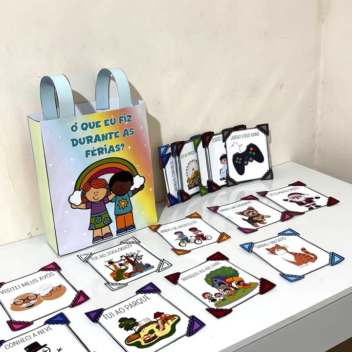 Dinâmica de volta às aulas: o que eu fiz nas férias | Educação Infantil e Anos Iniciais — Atividades para Educação…