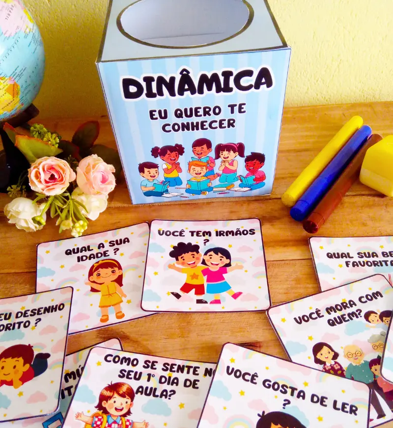 Dinâmica de volta às aulas: Quero te Conhecer — amostra 4: Para quem é indicada