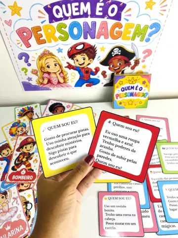 DINÂMICA - DIA DA FANTASIA – QUAL É O PERSONAGEM? — amostra 3: Uma dinâmica divertida para o Dia da Fantasia no Dia das…