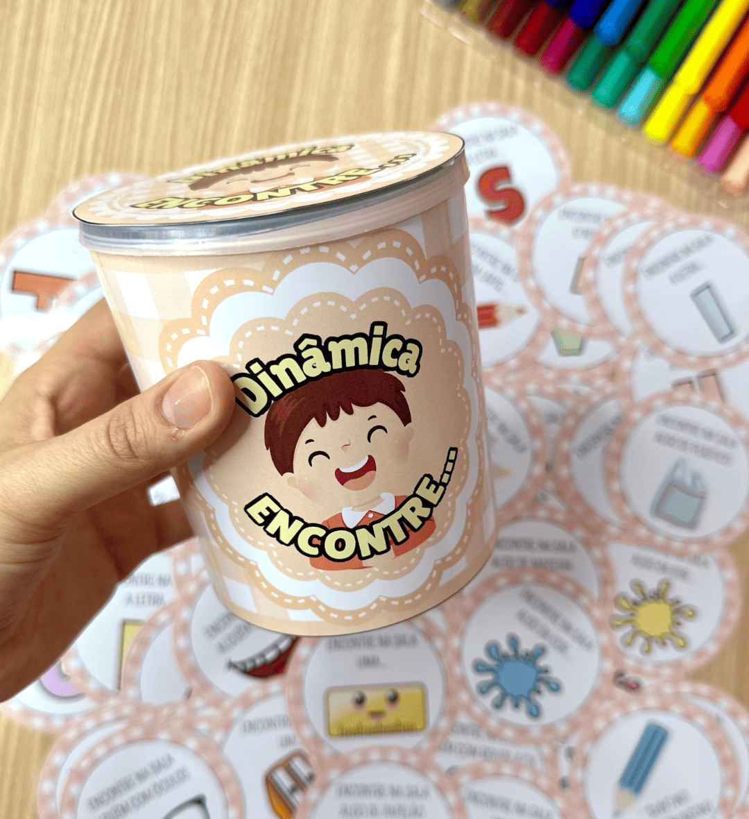 Dinâmica Encontre: jogo de busca para a Educação Infantil — amostra 1: O que é a Dinâmica Encontre?