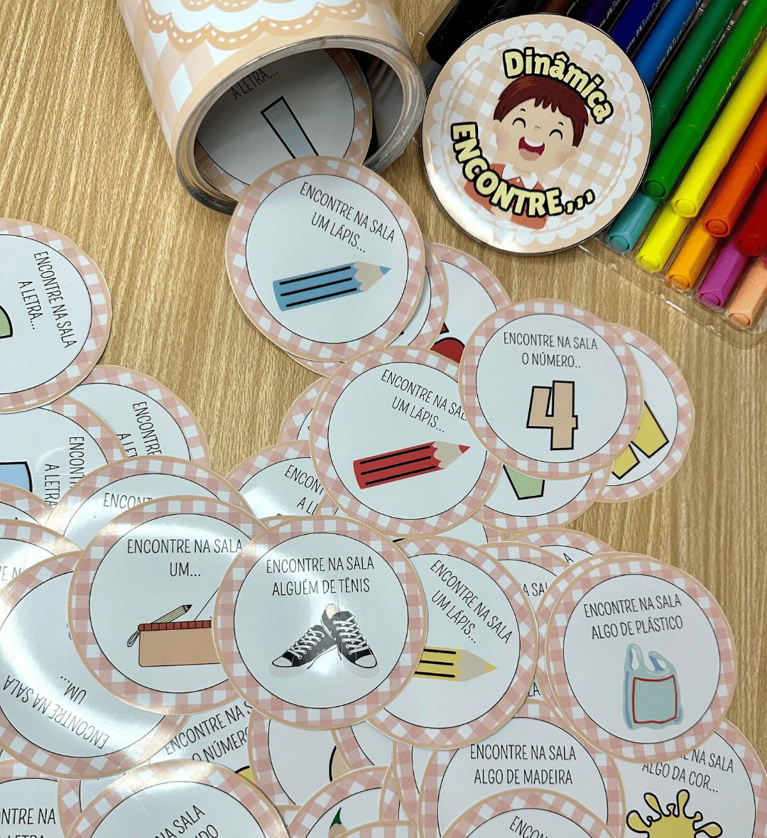 Dinâmica Encontre: jogo de busca para a Educação Infantil — Jogos pedagógicos para Educação Infantil: Movimente a turma com…