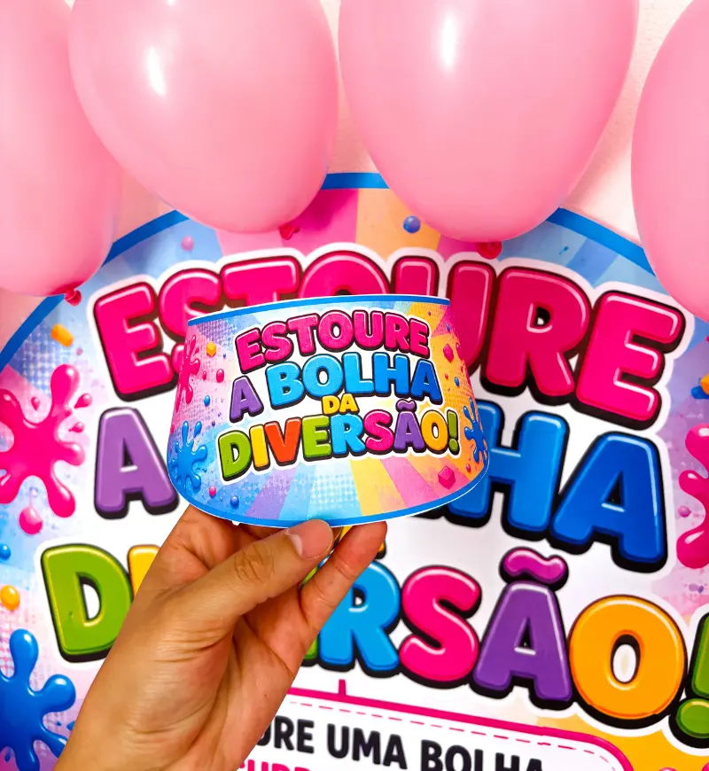 Dinâmica Estoure a Bolha: Kit em PDF para Volta às Aulas — amostra 1: Dinâmica Estoure a Bolha para acolher a turma