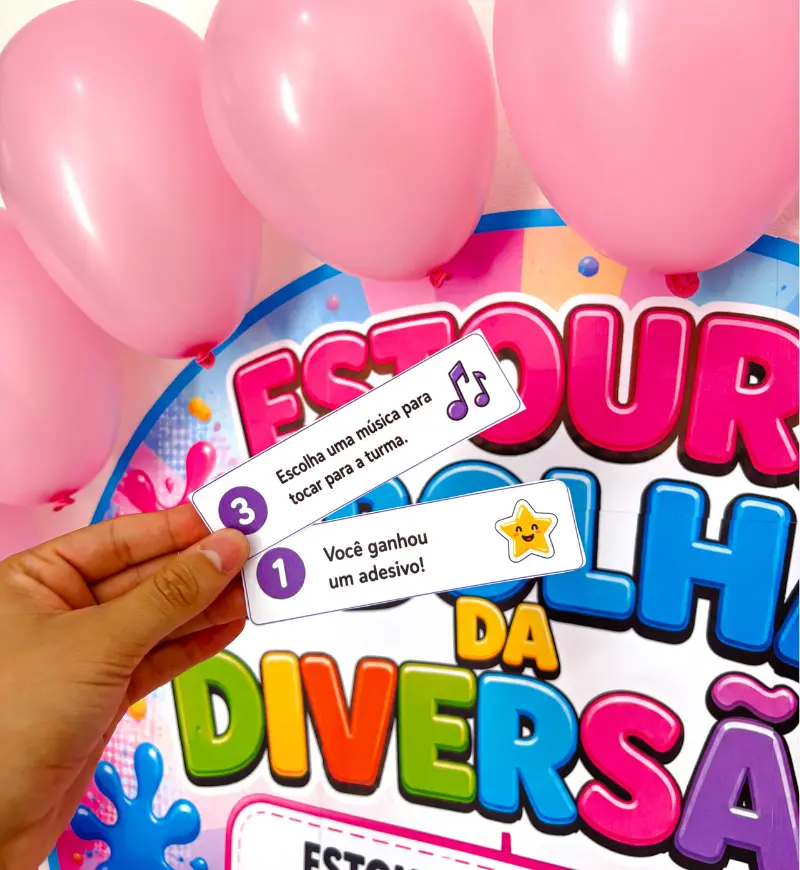 Dinâmica Estoure a Bolha: Kit em PDF para Volta às Aulas — amostra 7: Acolha a turma na volta às aulas com uma dinâmica…