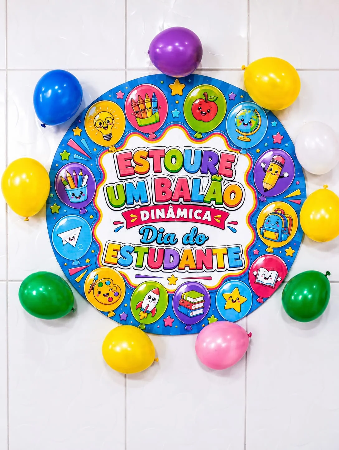 DINÂMICA “ESTOURE UM BALÃO” – DIA DO ESTUDANTE — Datas comemorativas para Educação Infantil: Que tal tornar o Dia do…