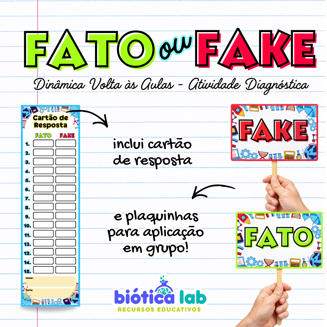 Dinâmica Fato ou Fake - Atividade Diagnóstica – PDF para Imprimir — amostra 2: Sobre o Dinâmica Fato ou Fake - Atividade… Dinâmica Fato ou Fake - Atividade Diagnóstica – PDF para Imprimir — amostra 2: Sobre o Dinâmica Fato ou Fake - Atividade…