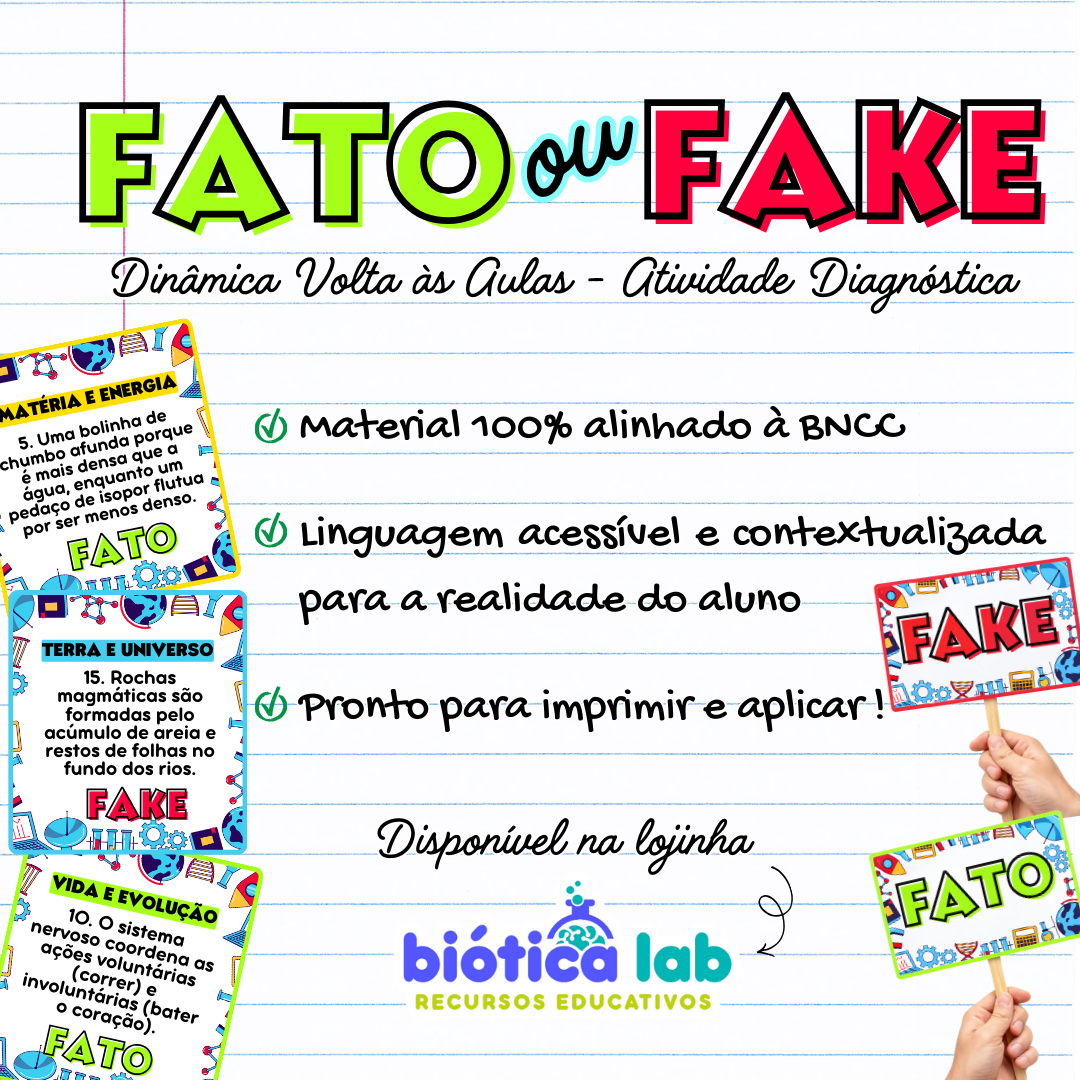 Dinâmica Fato ou Fake - Atividade Diagnóstica – PDF para Imprimir — amostra 3: Dinâmica Fato ou Fake Este material completo… Dinâmica Fato ou Fake - Atividade Diagnóstica – PDF para Imprimir — amostra 3: Dinâmica Fato ou Fake Este material completo…
