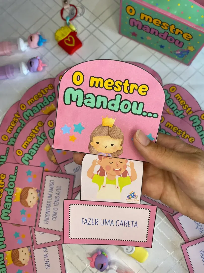 Dinâmica O Mestre Mandou na Caixa: 24 Desafios de Movimento e Atenção — amostra 2: Dinâmica O Mestre Mandou em PDF