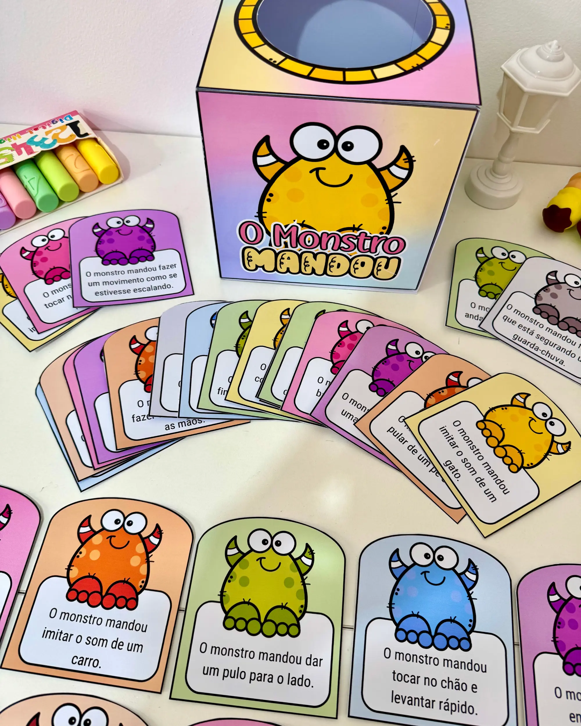 Dinâmica “O Monstro Mandou” para Educação Infantil e Ensino — amostra 4: Atividades lúdicas para sala de aula e…