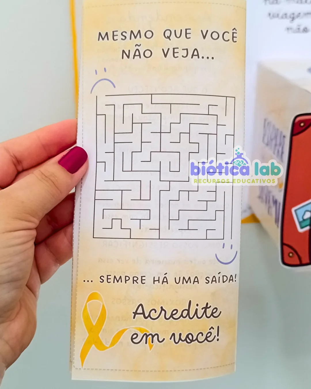 Dinâmica Setembro Amarelo - A mala de viagem — amostra 3: 🎗️ A Mala de Viagem – Setembro Amarelo 🎗️ Todos nós carregamos…