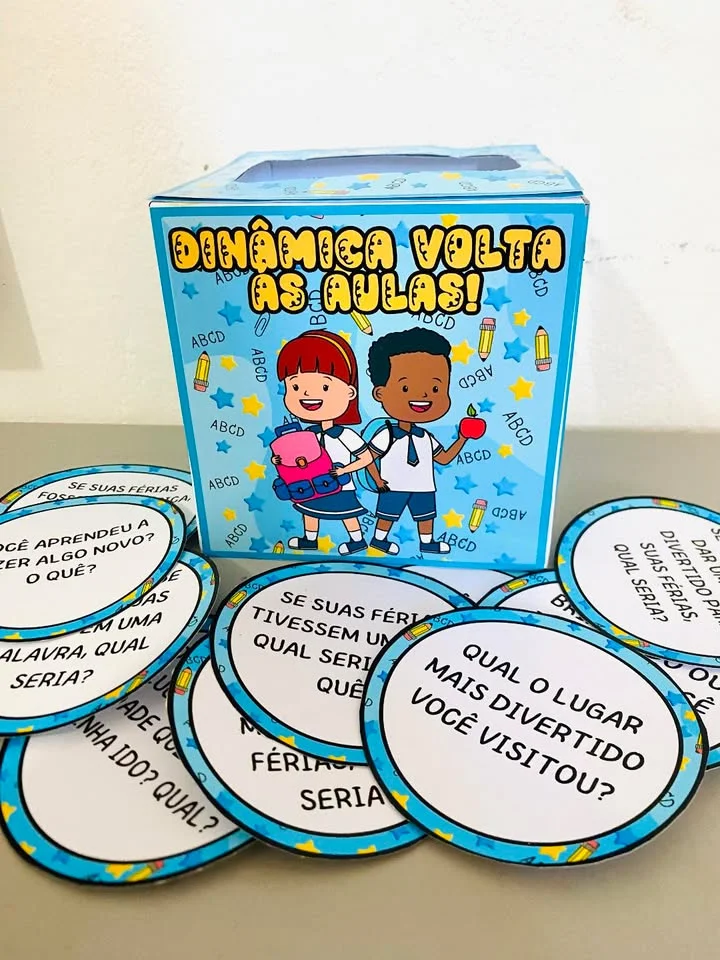🎉✨ DINÂMICA VOLTA ÀS AULAS ✨🎉 - Arquivo em PDF — amostra 4: Transforme o retorno às aula em um momento leve, divertido e…