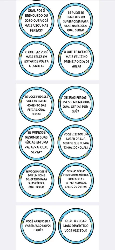 🎉✨ DINÂMICA VOLTA ÀS AULAS ✨🎉 - Arquivo em PDF — amostra 6: Transforme o retorno às aula em um momento leve, divertido e…