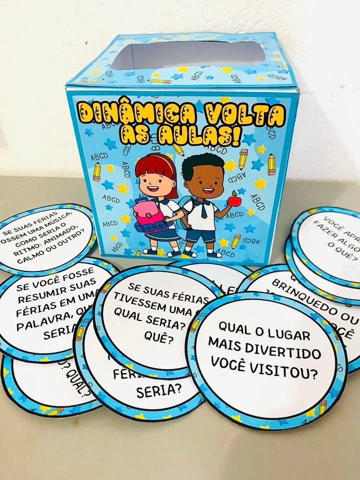 🎉✨ DINÂMICA VOLTA ÀS AULAS ✨🎉 - Arquivo em PDF — amostra 7: Transforme o retorno às aula em um momento leve, divertido e…