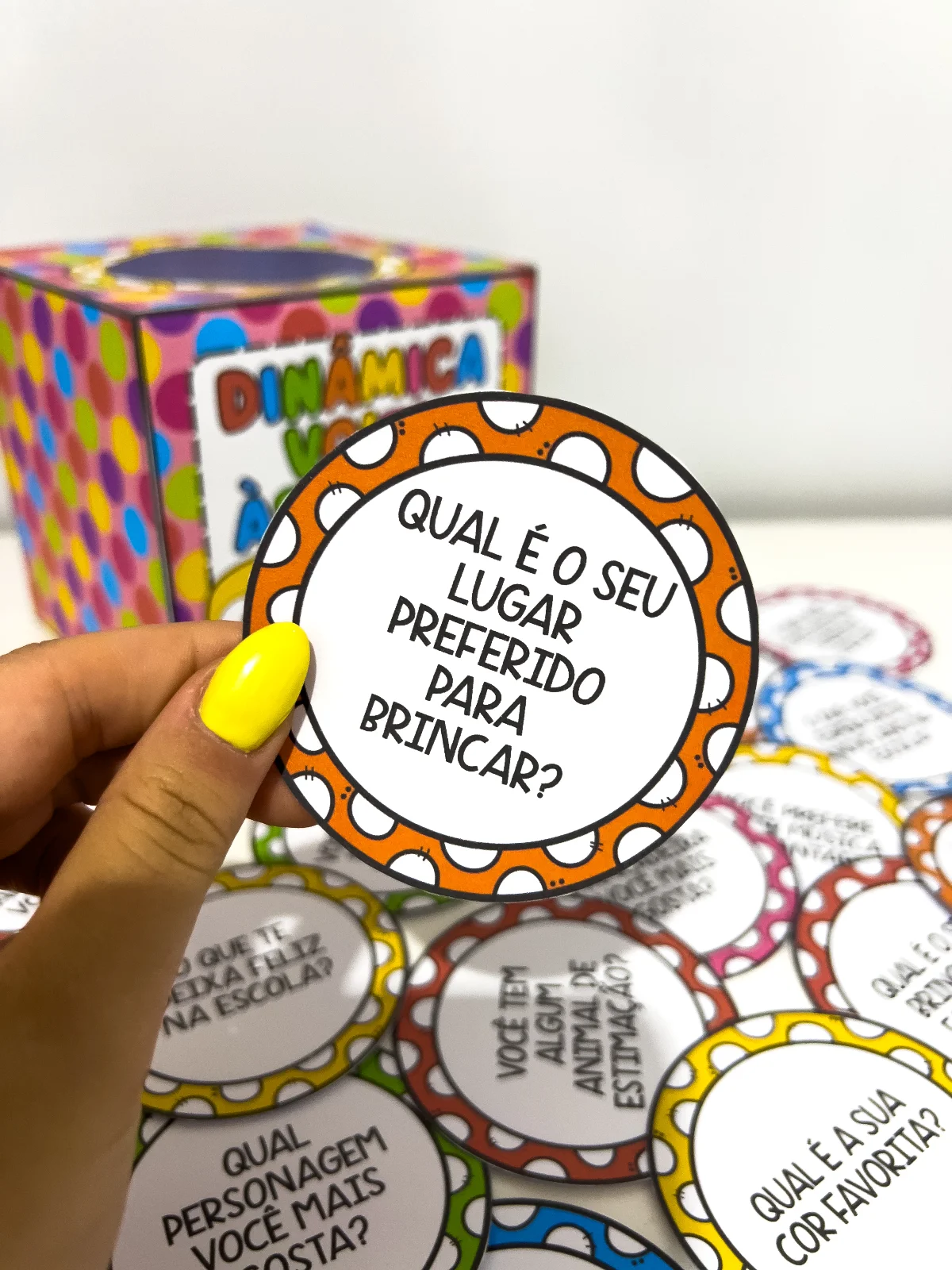 Dinâmica Volta às Aulas – Caixa de Perguntas para Acolhimento e Socialização — amostra 3: Torne o primeiro dia de aula mais…