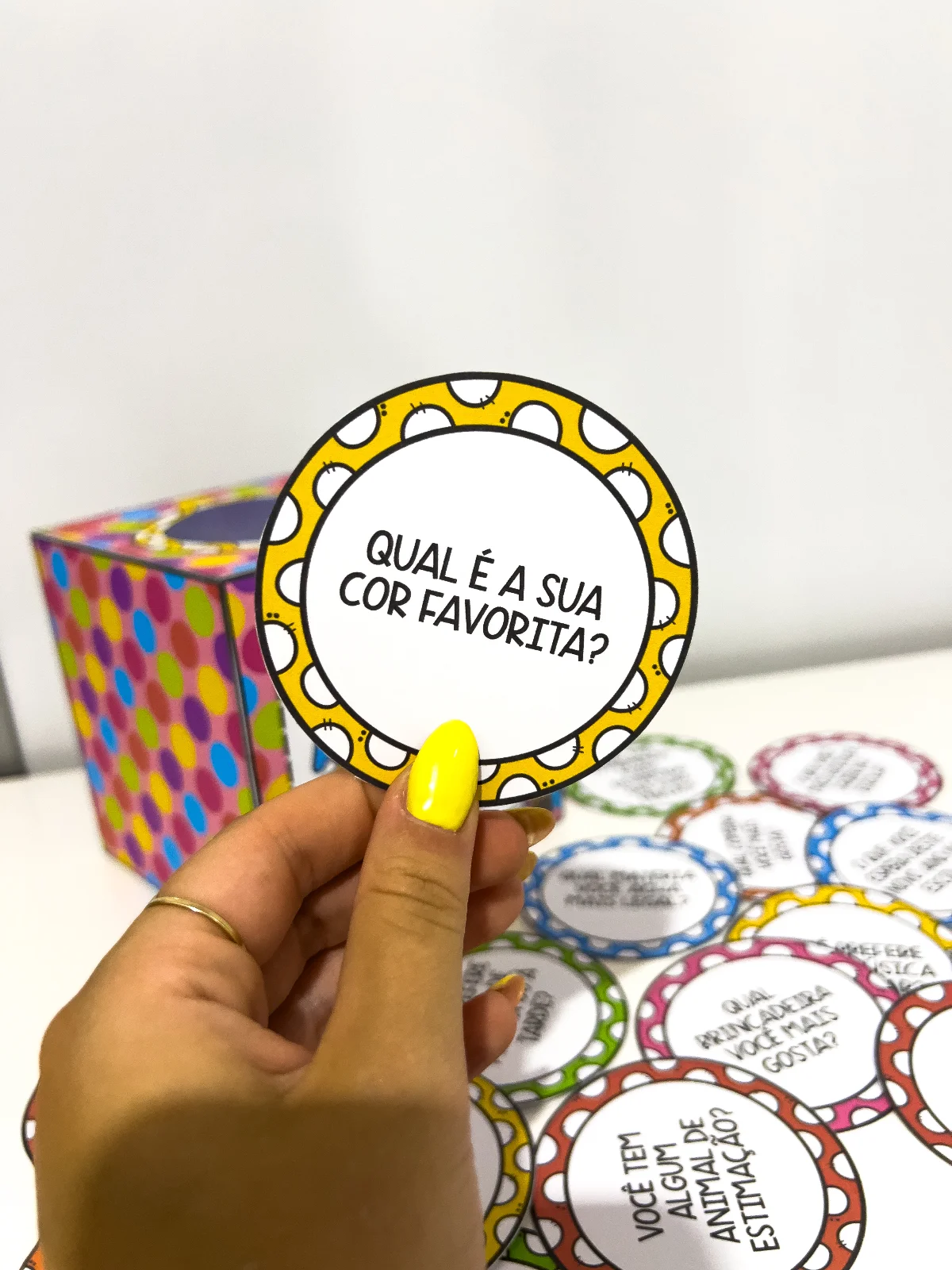 Dinâmica Volta às Aulas – Caixa de Perguntas para Acolhimento e Socialização — amostra 5: Torne o primeiro dia de aula mais…