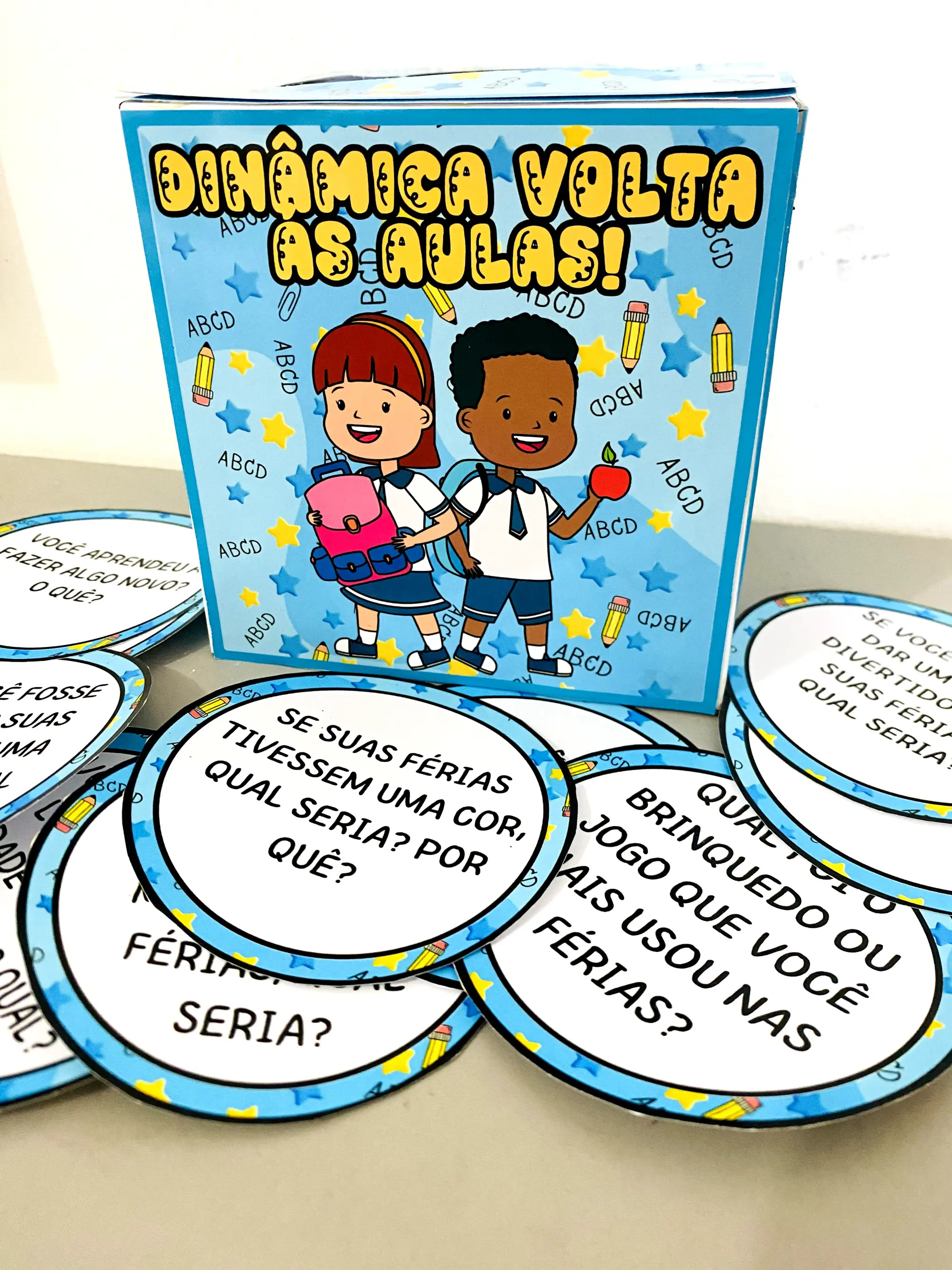 🎉📚 DINÂMICA VOLTA ÀS AULAS – CONVERSAR E SE DIVERTIR! ✨ — amostra 3: A Dinâmica Volta às Aulas foi criada para ajudar os…
