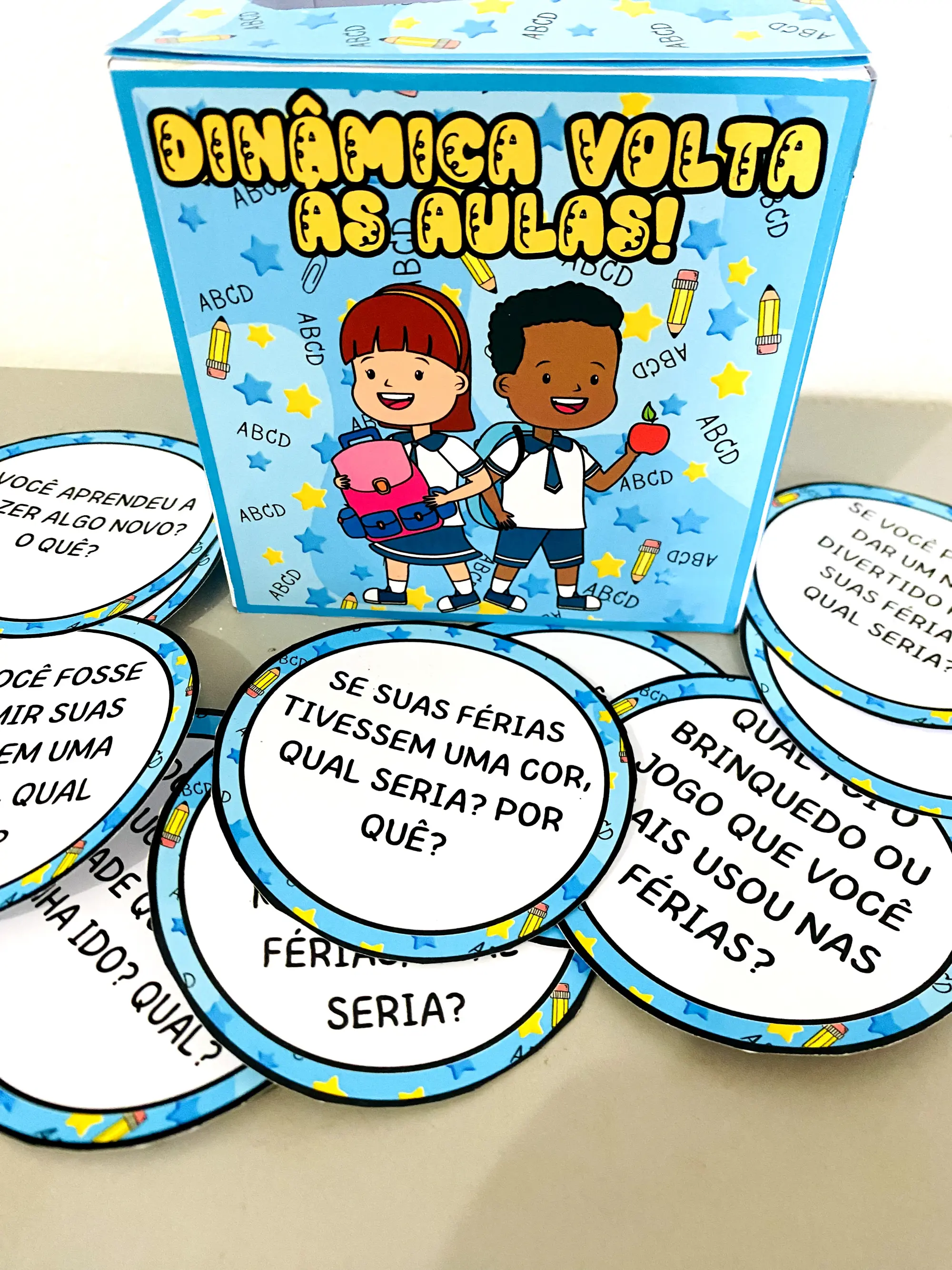 🎉📚 DINÂMICA VOLTA ÀS AULAS – CONVERSAR E SE DIVERTIR! ✨ — amostra 4: A Dinâmica Volta às Aulas foi criada para ajudar os…