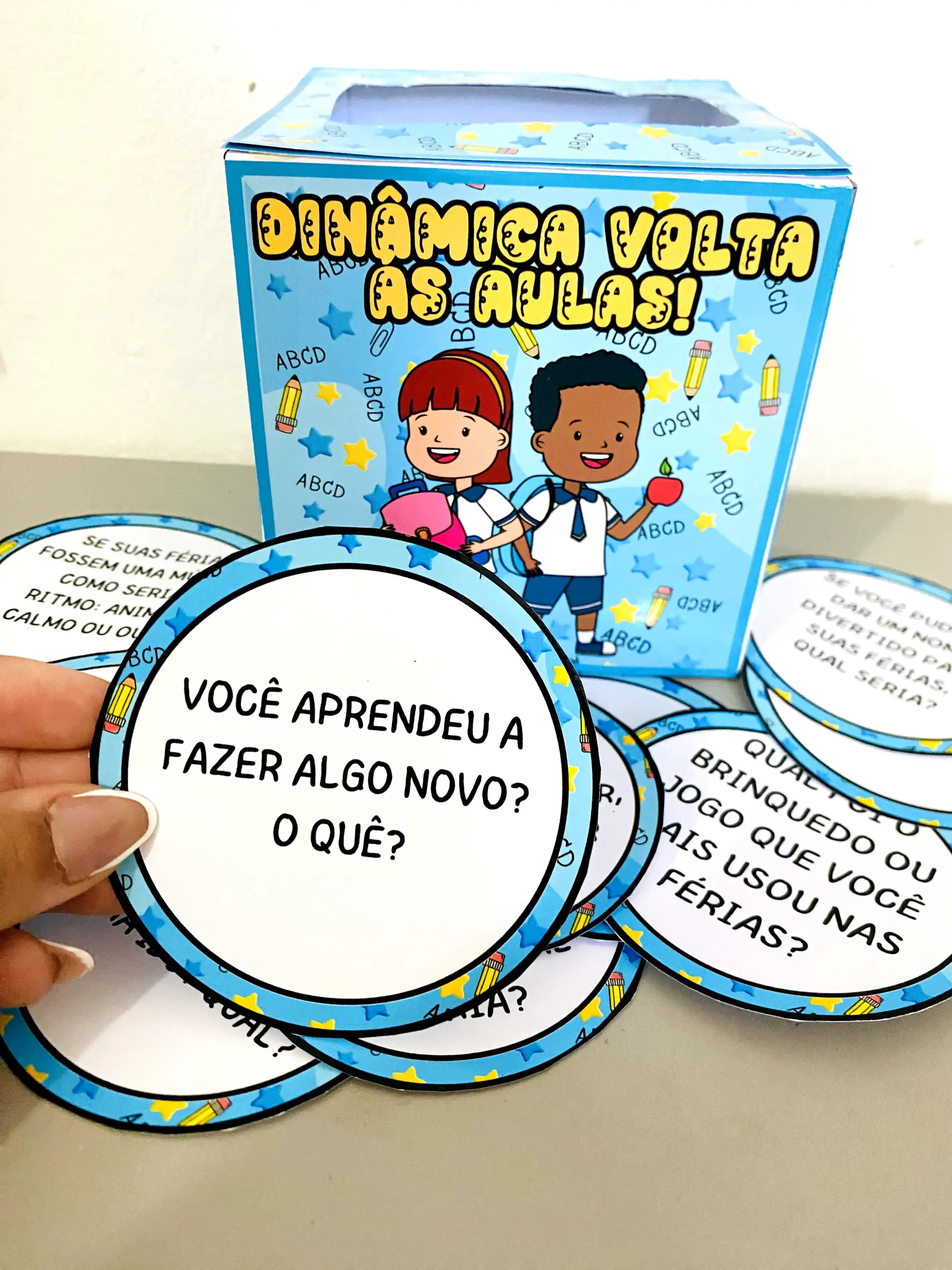 🎉📚 DINÂMICA VOLTA ÀS AULAS – CONVERSAR E SE DIVERTIR! ✨ — amostra 5: A Dinâmica Volta às Aulas foi criada para ajudar os…