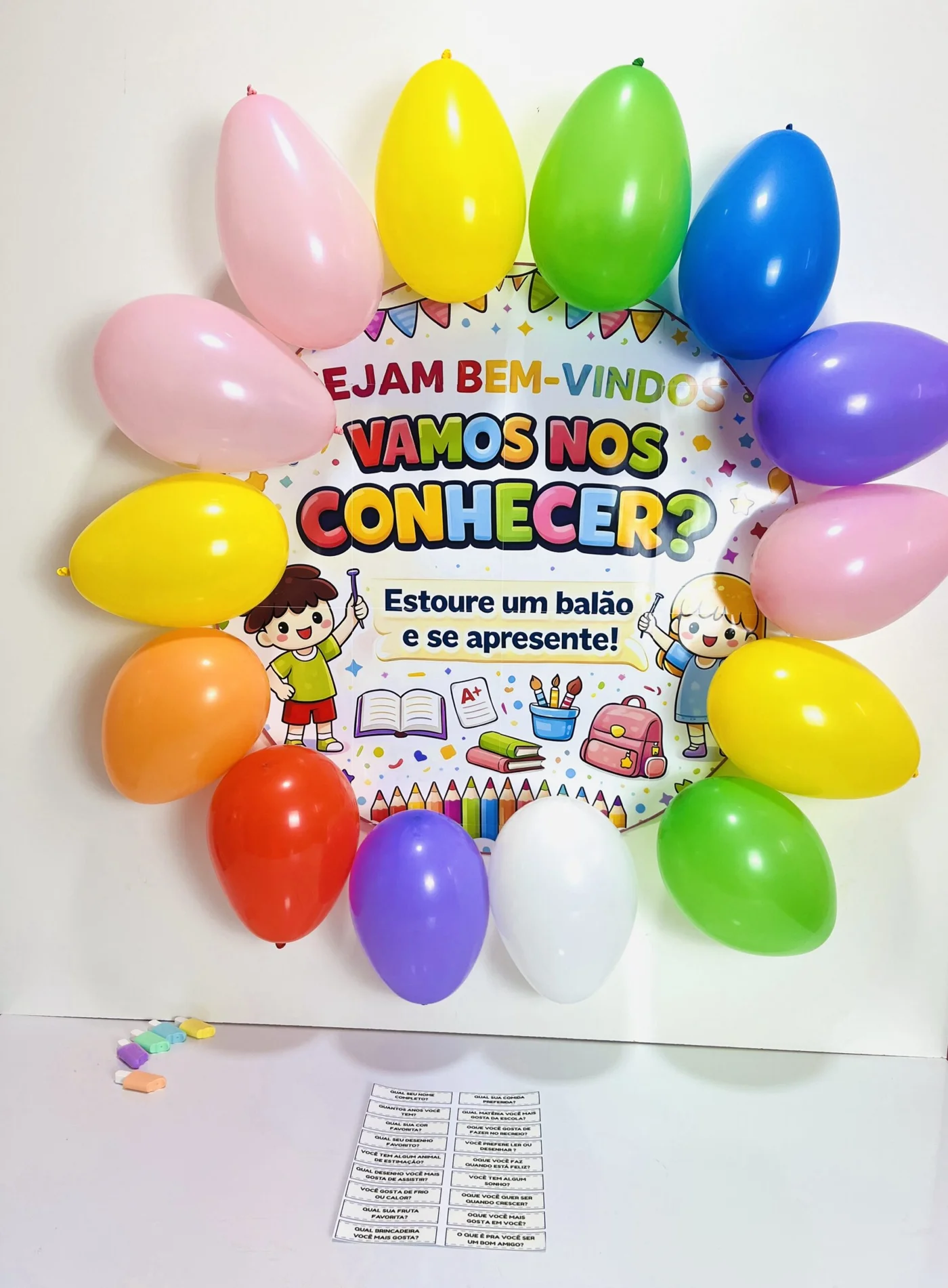 Dinâmica volta às aulas estoure o balão — amostra 1: ✨ Dinâmica Volta às Aulas – Balões Interativos ✨ 💫 Torne o início do…