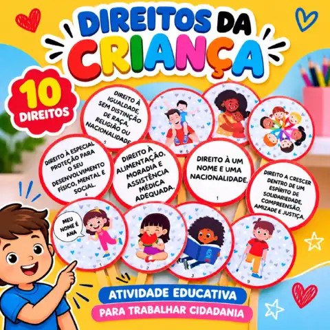 Direitos da Criança – Atividade Educativa — capa do material
