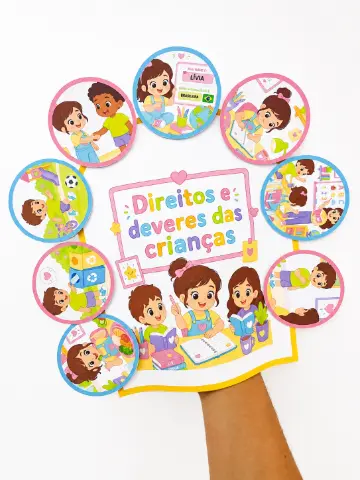 Direitos e Deveres das Crianças – Atividade Lúdica para Sala de Aula — capa do material