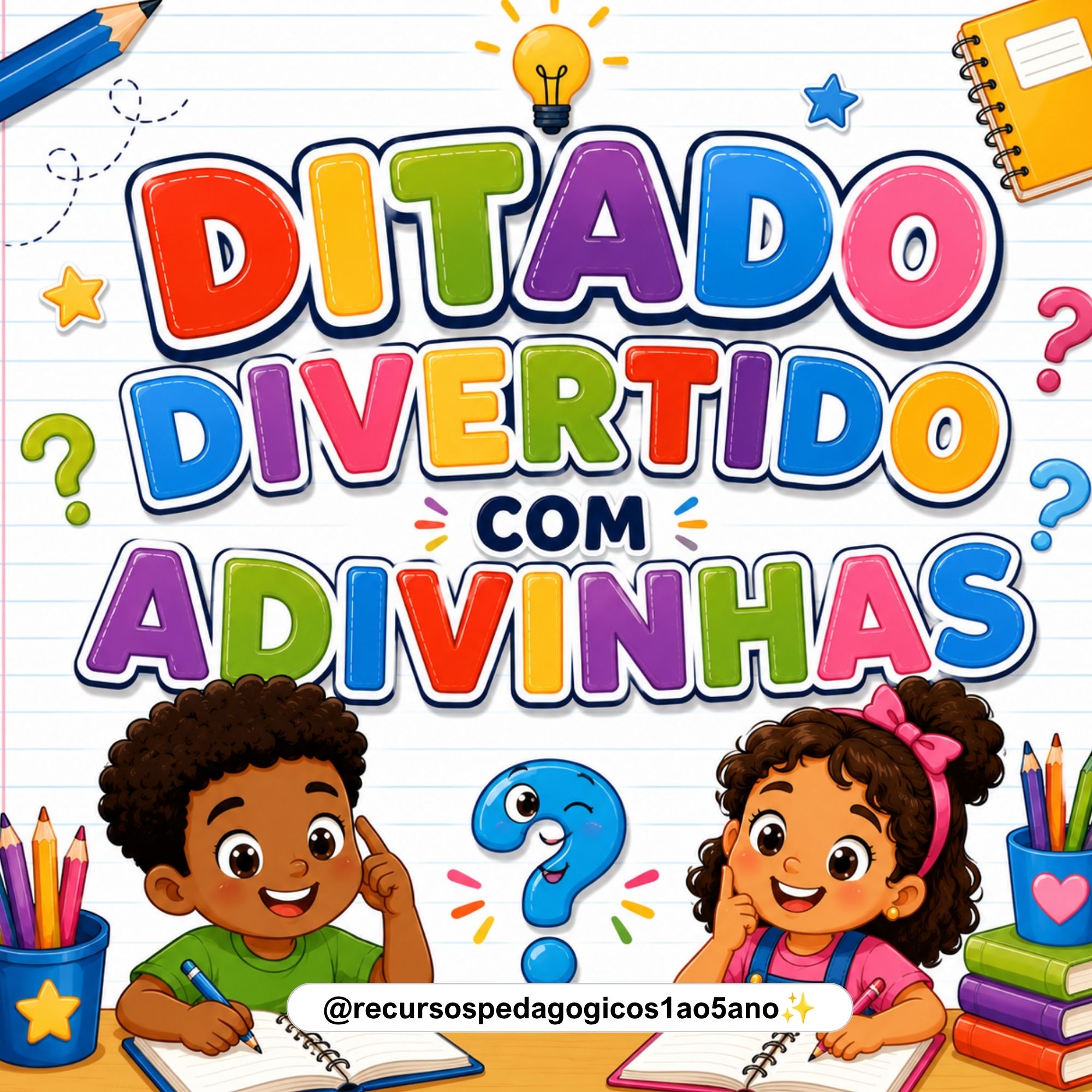 Ditado divertido com adivinhas – PDF para Imprimir | Anos Iniciais e Alfabetização — Alfabetização para Educação Infantil:…