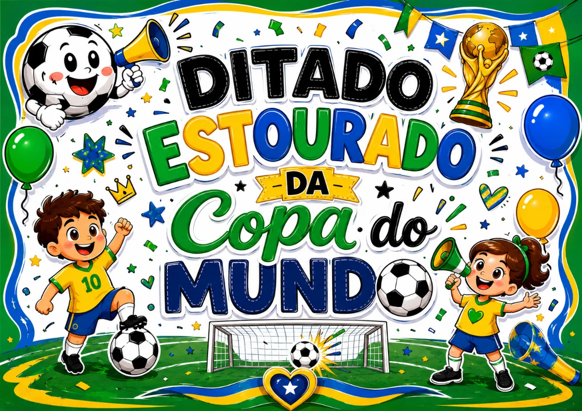 ⚽🏆 DITADO ESTOURADO DA COPA DO MUNDO – FUNDAMENTAL I 🏆⚽ — amostra 7: ⚽🏆 DITADO ESTOURADO DA COPA DO MUNDO – FUNDAMENTAL…
