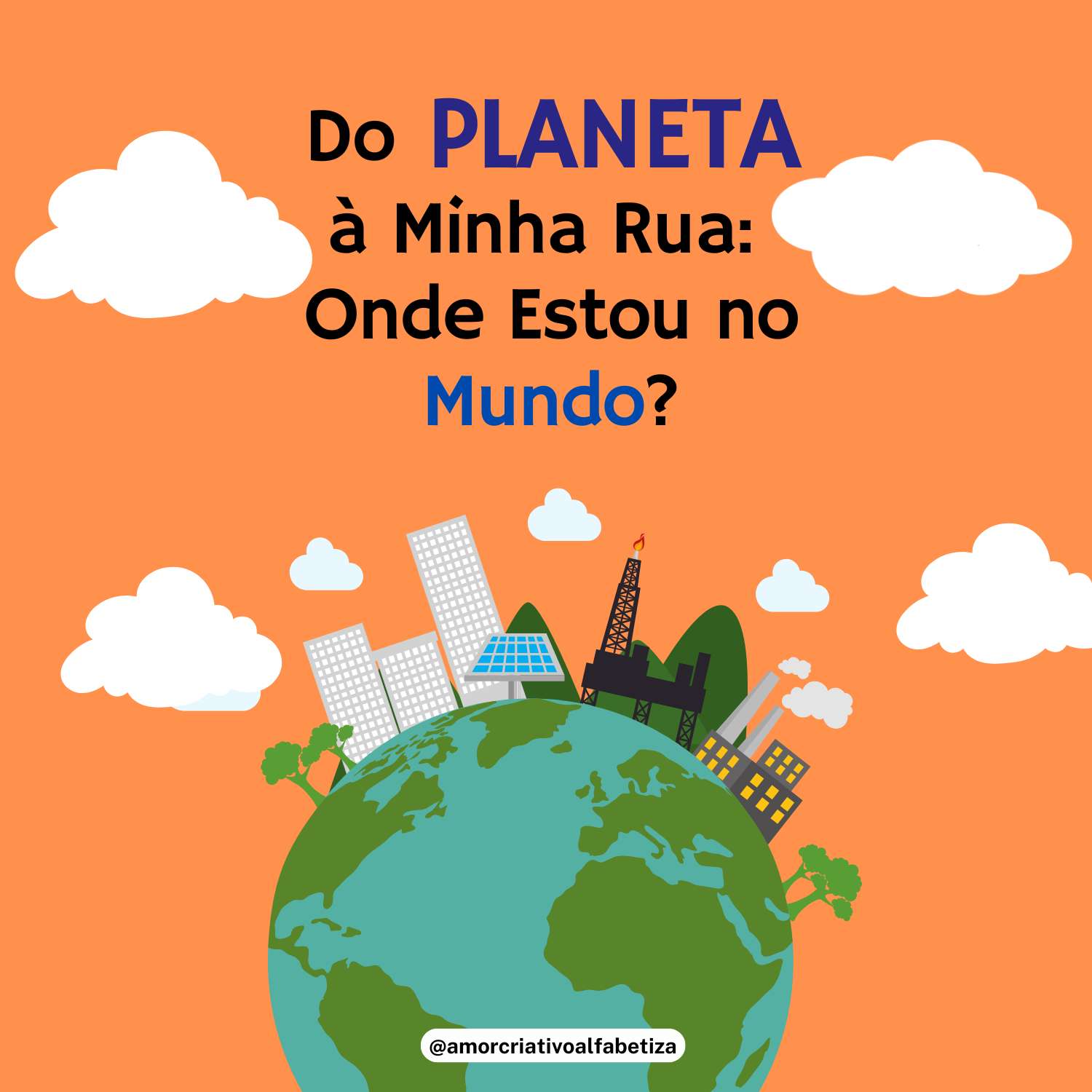 Do Planeta aos Continentes, Países, Estados, Cidades, Bairros e Ruas + DIA DA TERRA | 5º ano — capa do material
