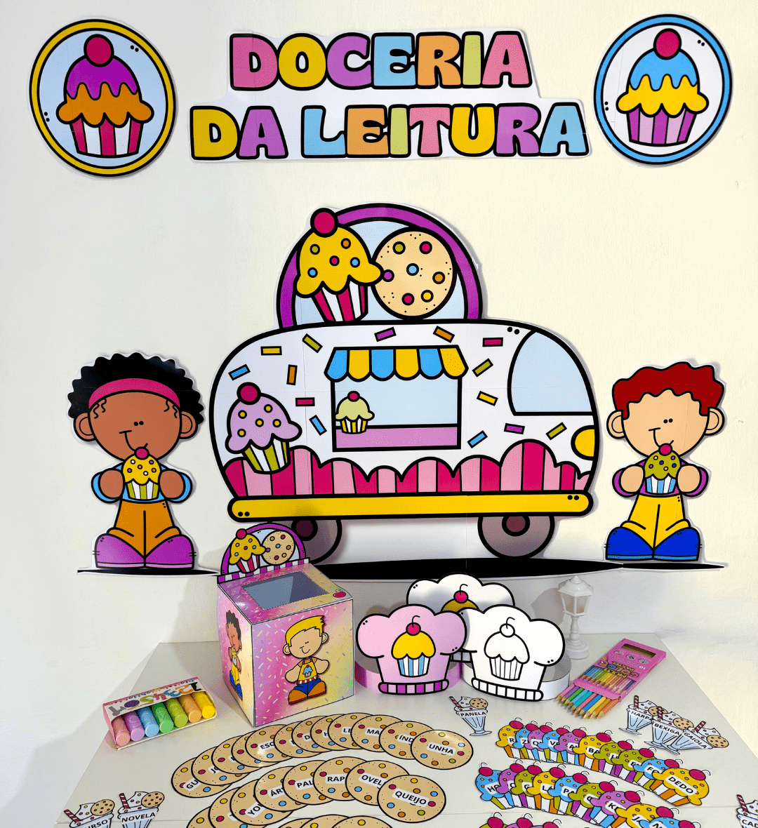 Doceria da Leitura: kit em PDF para alfabetização — amostra 3: Como usar em sala de aula