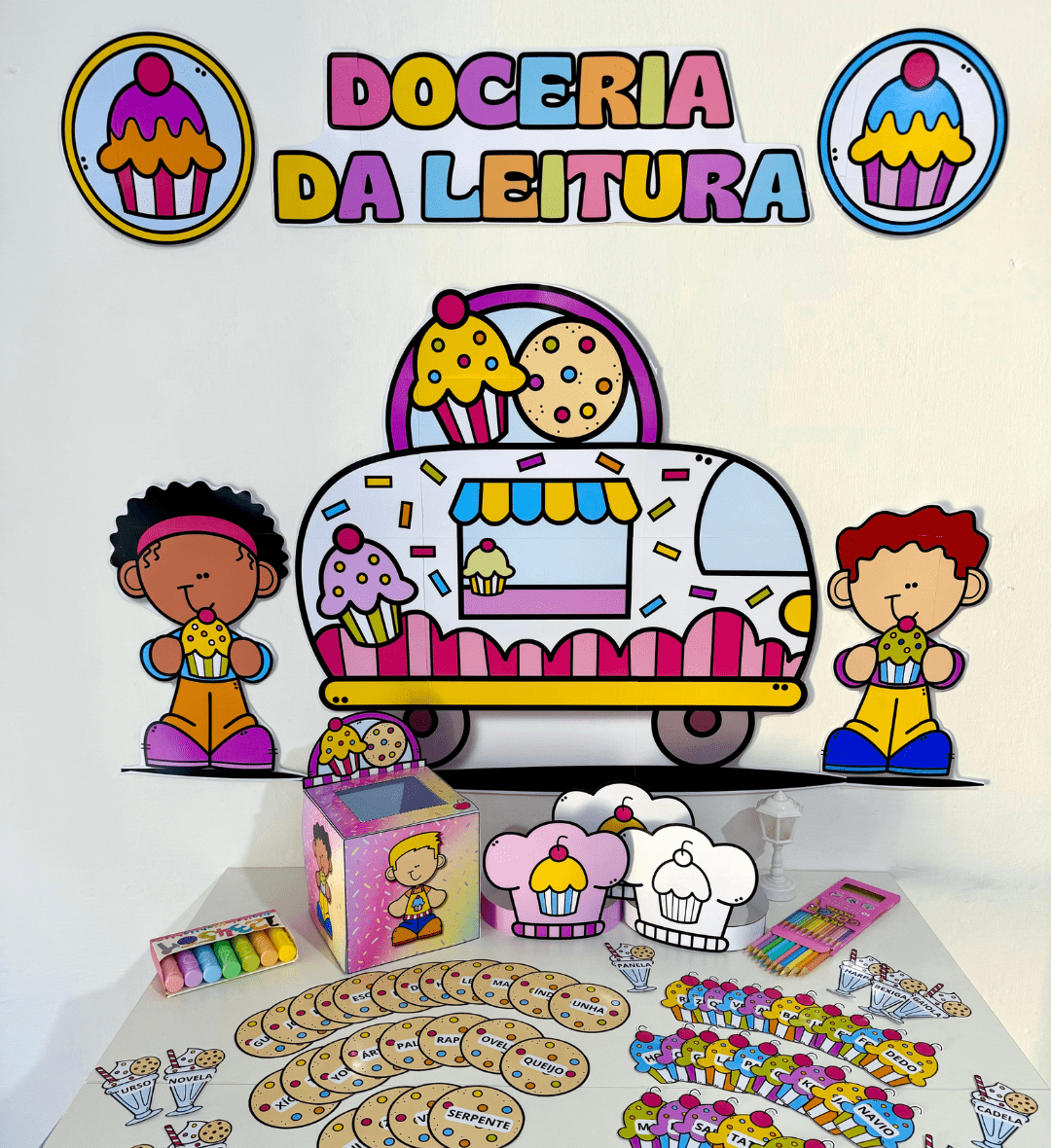 Doceria da Leitura: kit em PDF para alfabetização — Alfabetização para Educação Infantil: Transforme a leitura de palavras…