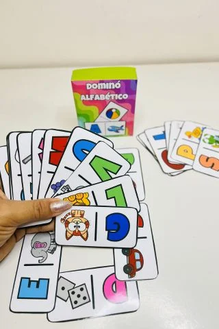 Dominó Alfabético – Aprendizado Divertido e Eficiente — amostra 4: Adquira o seu e potencialize o aprendizado de forma…