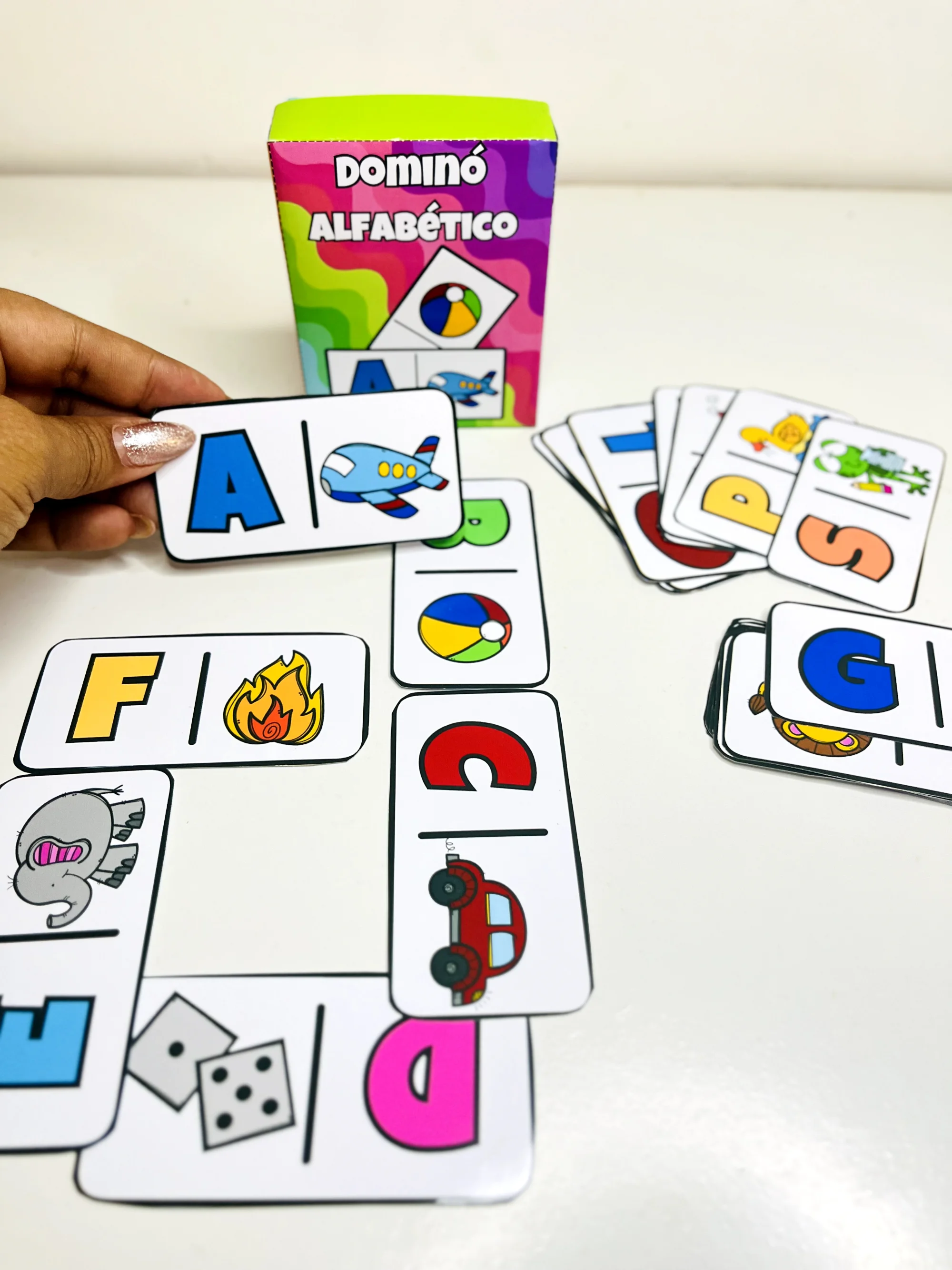 Dominó Alfabético – Aprendizado Divertido e Eficiente — capa do material