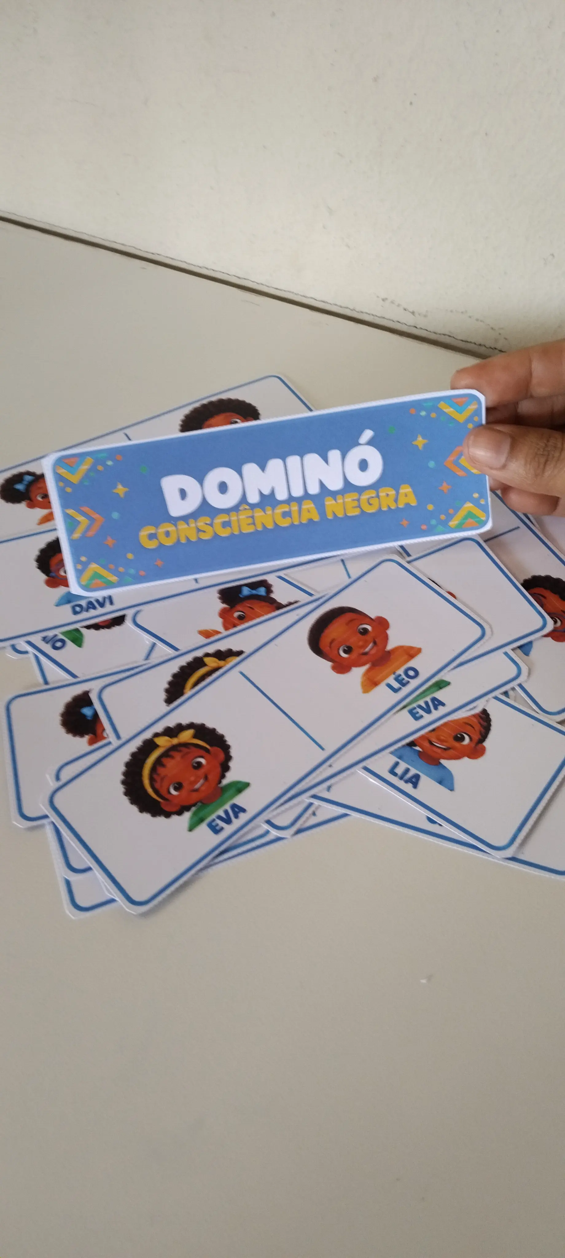 Dominó Consciência Negra: 28 Peças com Verso para Imprimir — Datas comemorativas para Educação Infantil: Dominó ilustrado…