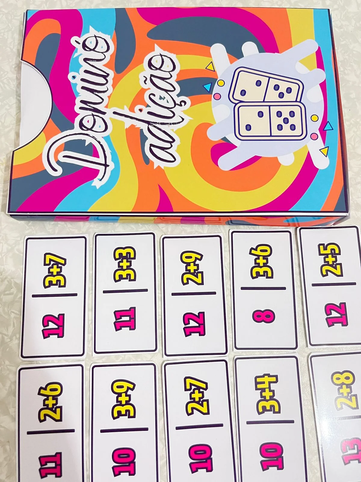 Dominó da Adição - Jogo de Matemática series iniciais — amostra 1: Jogo de dominó com operações de adição para praticar… Dominó da Adição - Jogo de Matemática series iniciais — amostra 1: Jogo de dominó com operações de adição para praticar…